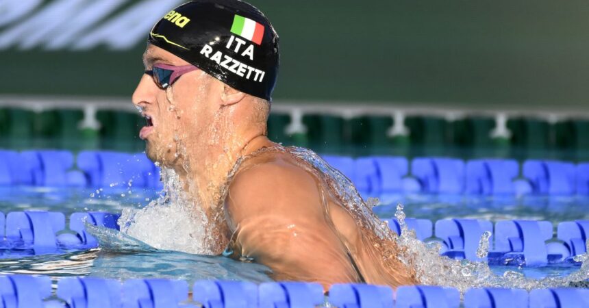 Quarto podio per Razzetti, cadono cinque record del mondo