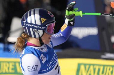 SuperG St.Moritz a Huetter, Goggia sul podio, Vonn 14^