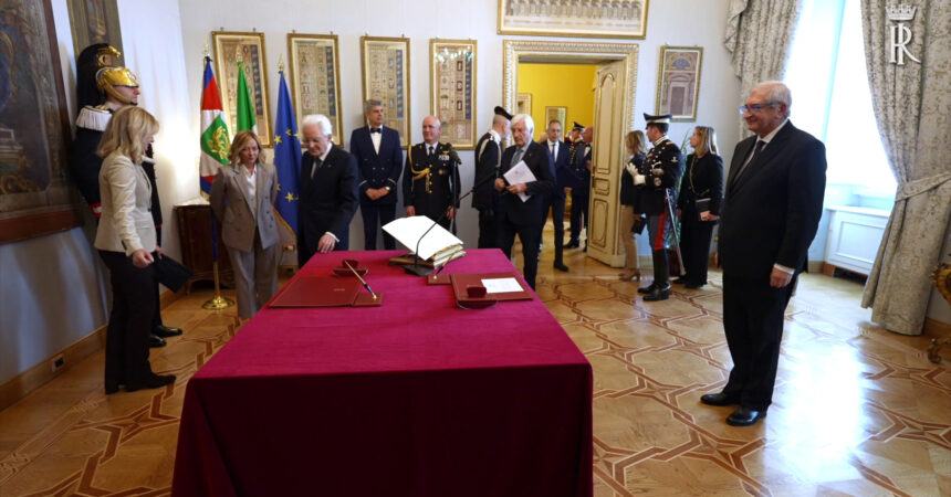 Governo, il neo ministro Foti giura al Quirinale