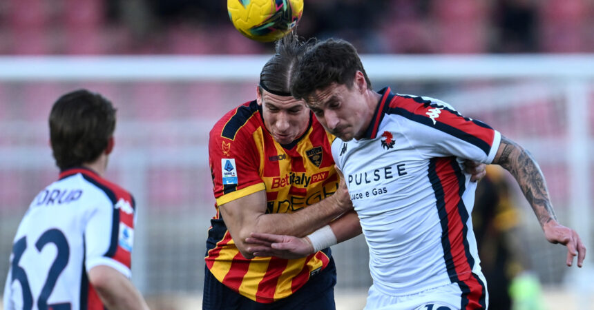 Finisce senza reti lo scontro diretto Lecce-Genoa