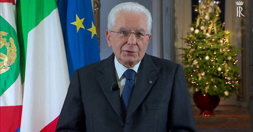 Il discorso di fine anno del presidente della Repubblica Mattarella